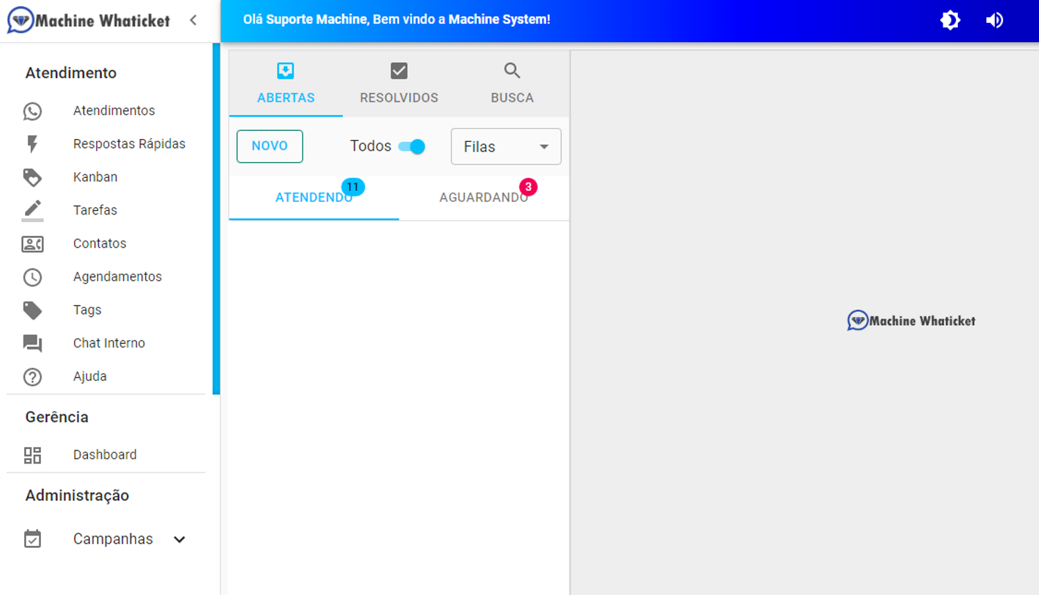 Plataforma Machine Whaticket